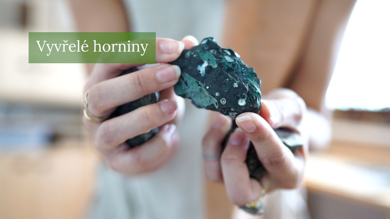 Vyvřelé horniny - výlevné (melafyr - čedič)